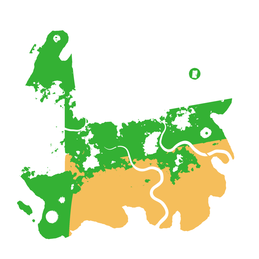 Biome Rust Map: Procedural Map, Size: 3700, Seed: 1563842852