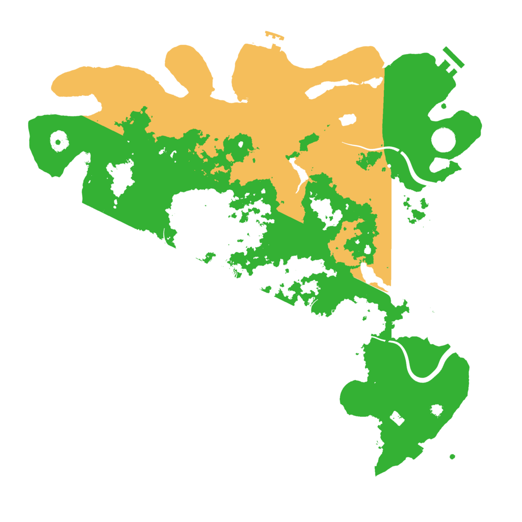 Biome Rust Map: Procedural Map, Size: 4000, Seed: 14585625