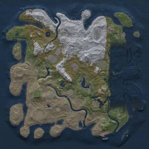 Thumbnail Rust Map: Procedural Map, Size: 4250, Seed: 1661382212, 16 Monuments