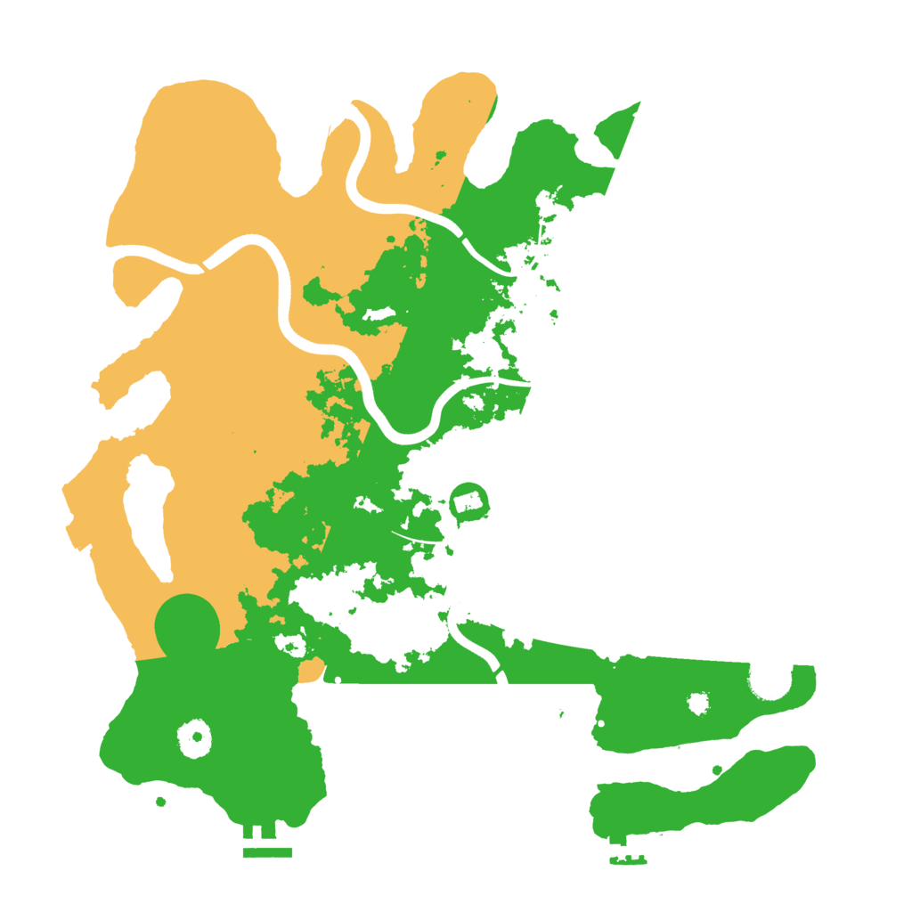 Biome Rust Map: Procedural Map, Size: 3750, Seed: 675435