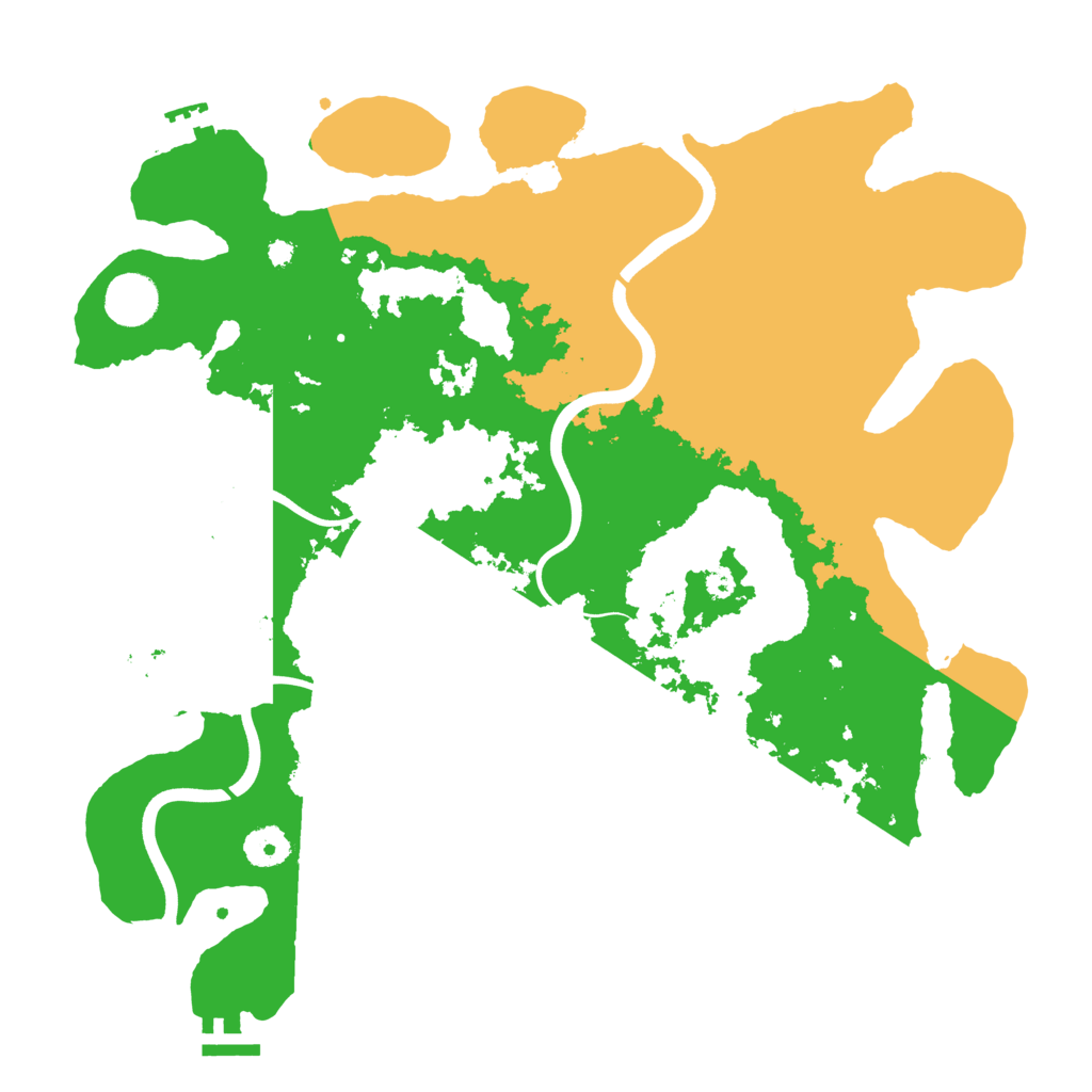 Biome Rust Map: Procedural Map, Size: 3800, Seed: 26647707