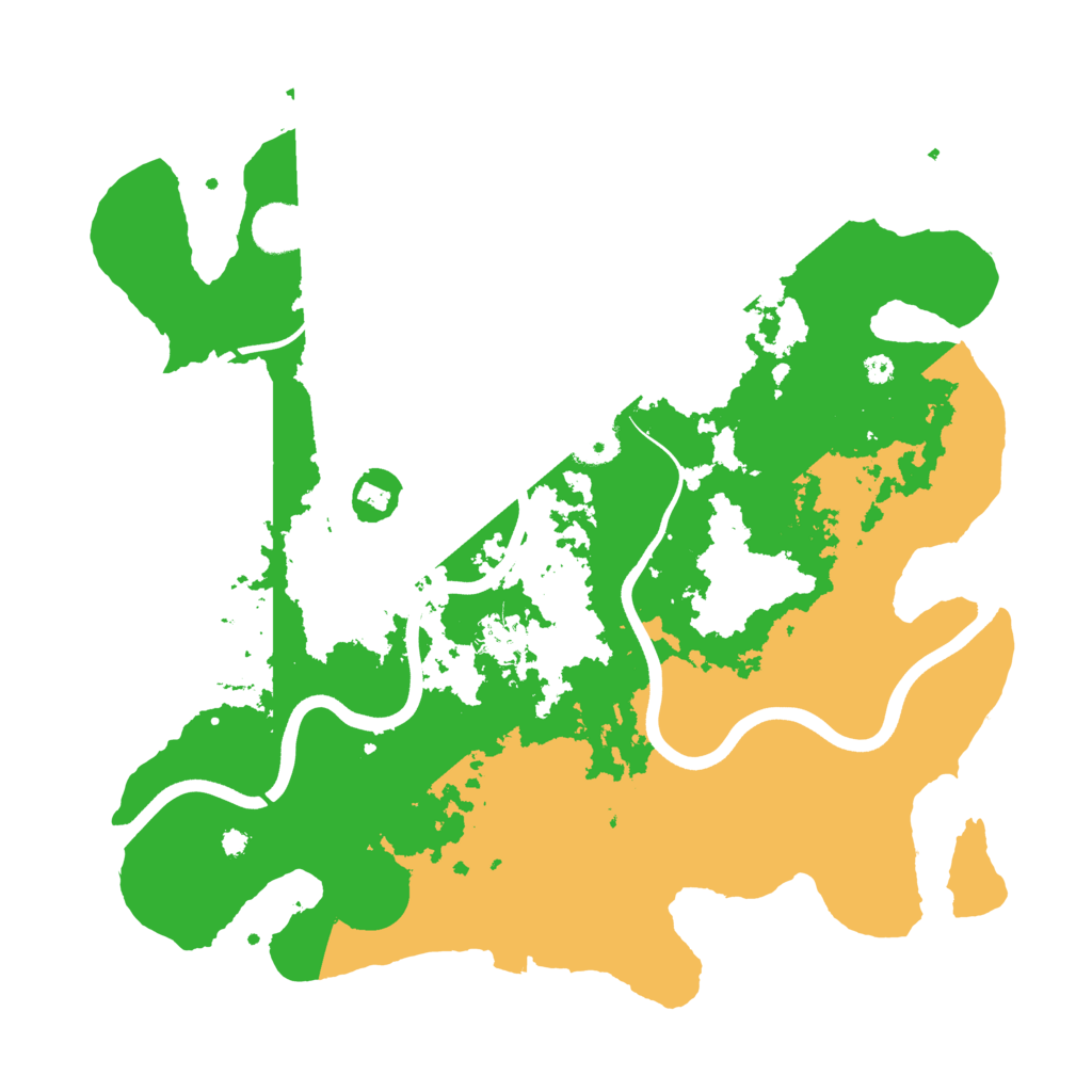 Biome Rust Map: Procedural Map, Size: 3800, Seed: 57823424