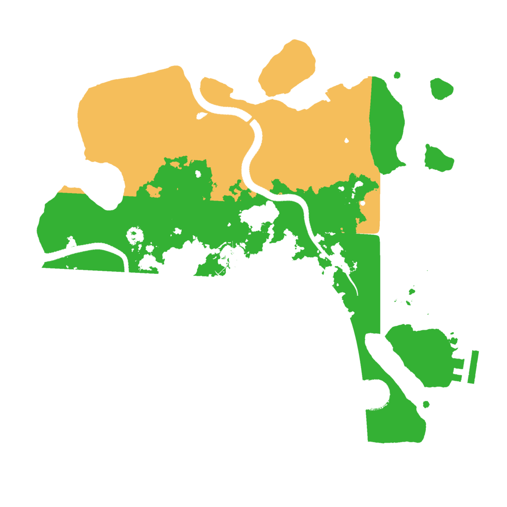 Biome Rust Map: Procedural Map, Size: 3000, Seed: 107802