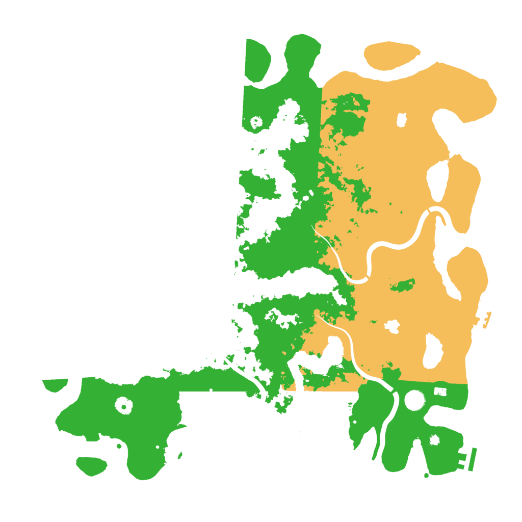 Biome Rust Map: Procedural Map, Size: 4500, Seed: 1403163902