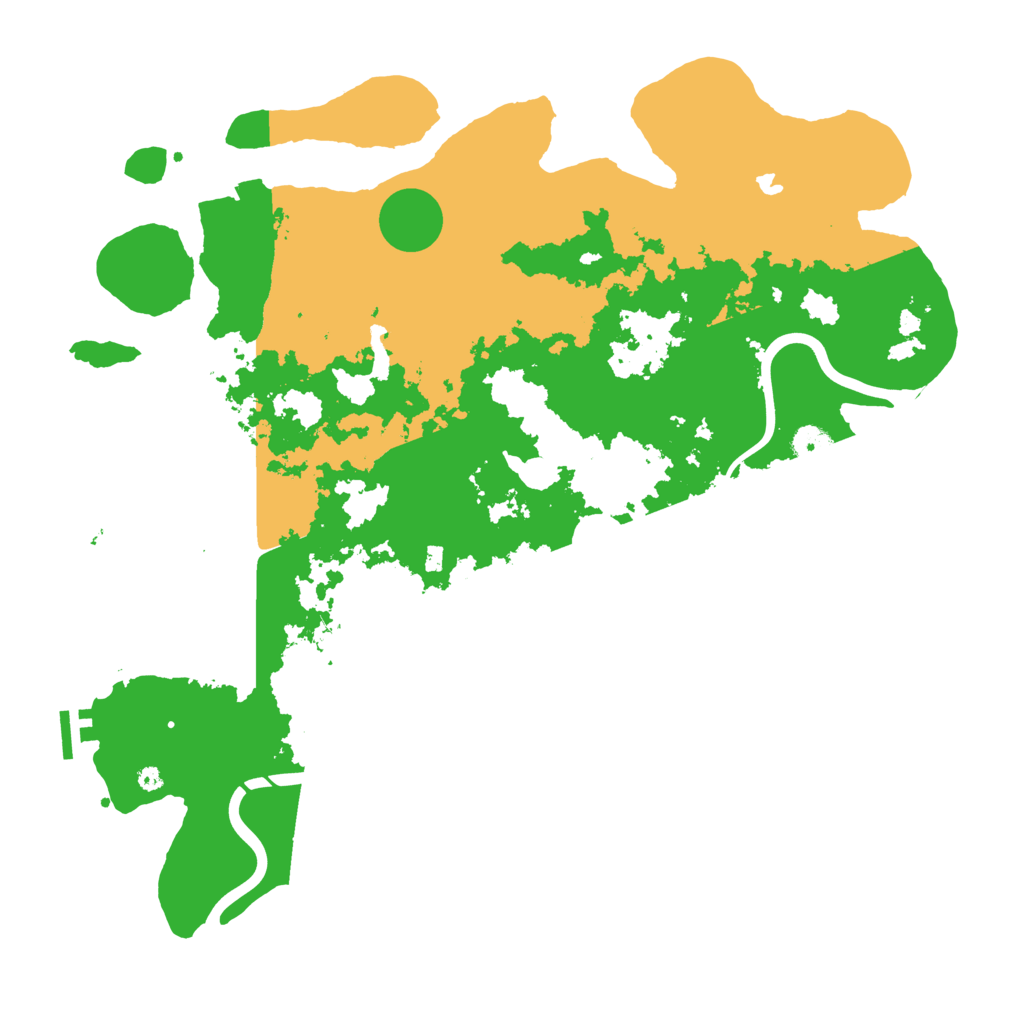 Biome Rust Map: Procedural Map, Size: 4250, Seed: 268378775