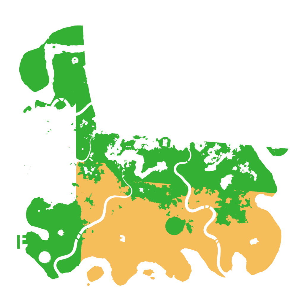 Biome Rust Map: Procedural Map, Size: 4500, Seed: 4115671