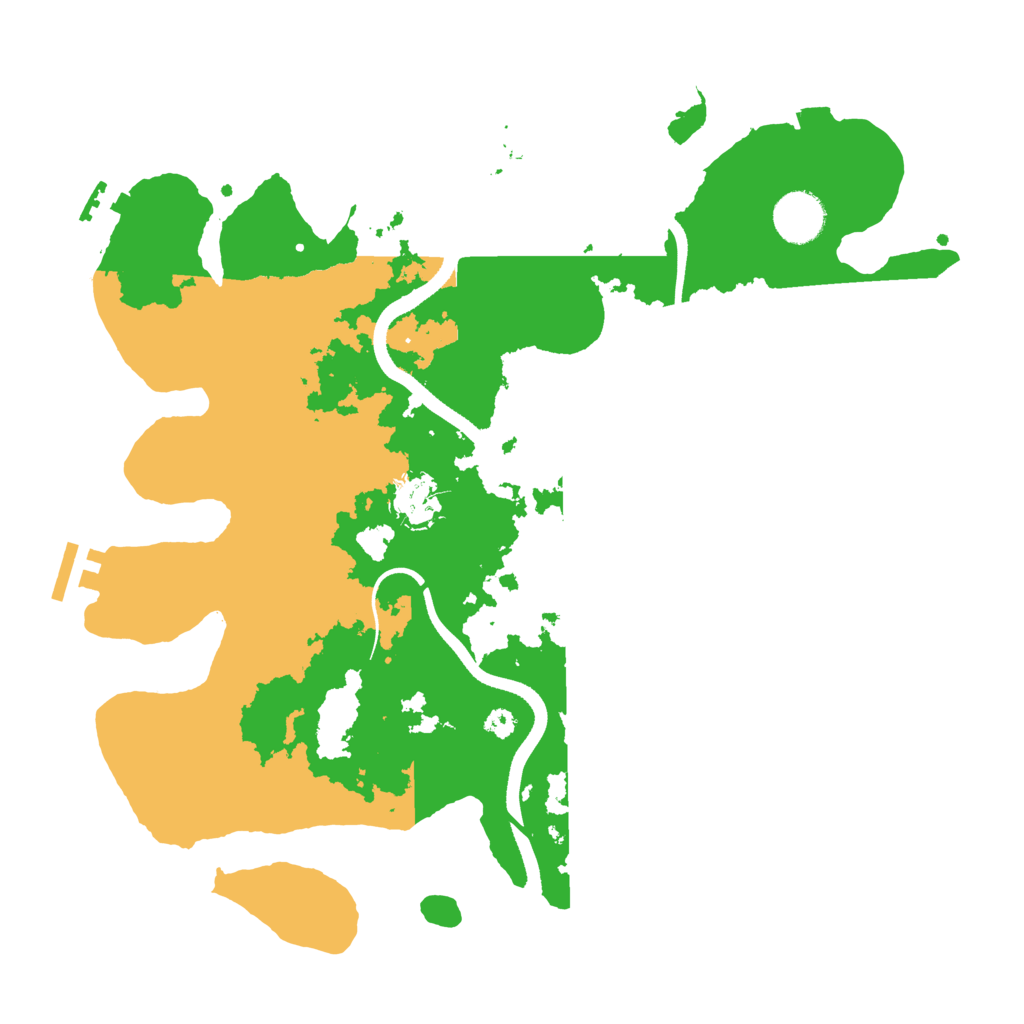 Biome Rust Map: Procedural Map, Size: 3500, Seed: 4734346
