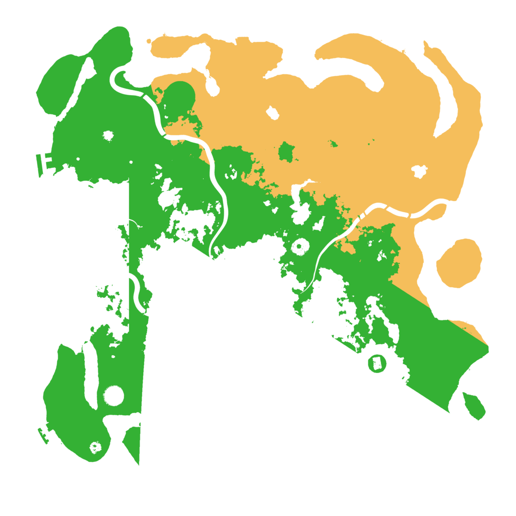 Biome Rust Map: Procedural Map, Size: 4500, Seed: 835939758