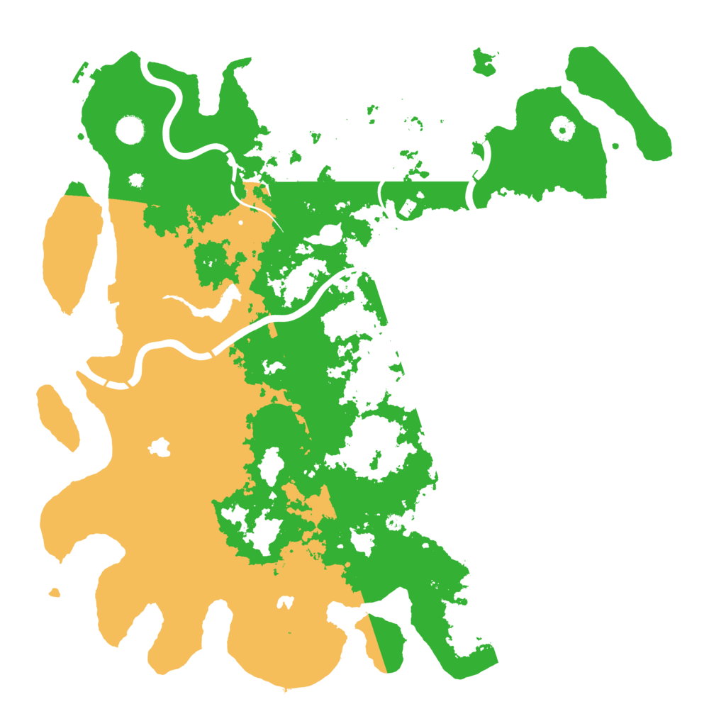 Biome Rust Map: Procedural Map, Size: 4500, Seed: 417405134