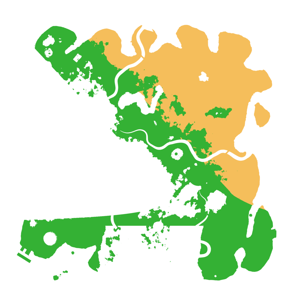 Biome Rust Map: Procedural Map, Size: 4000, Seed: 1157340466