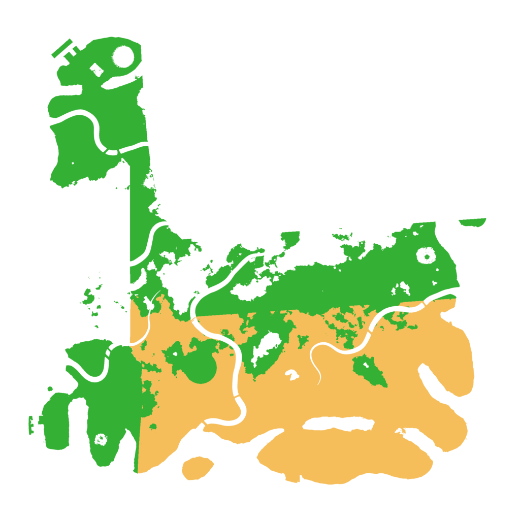 Biome Rust Map: Procedural Map, Size: 4250, Seed: 1245888814