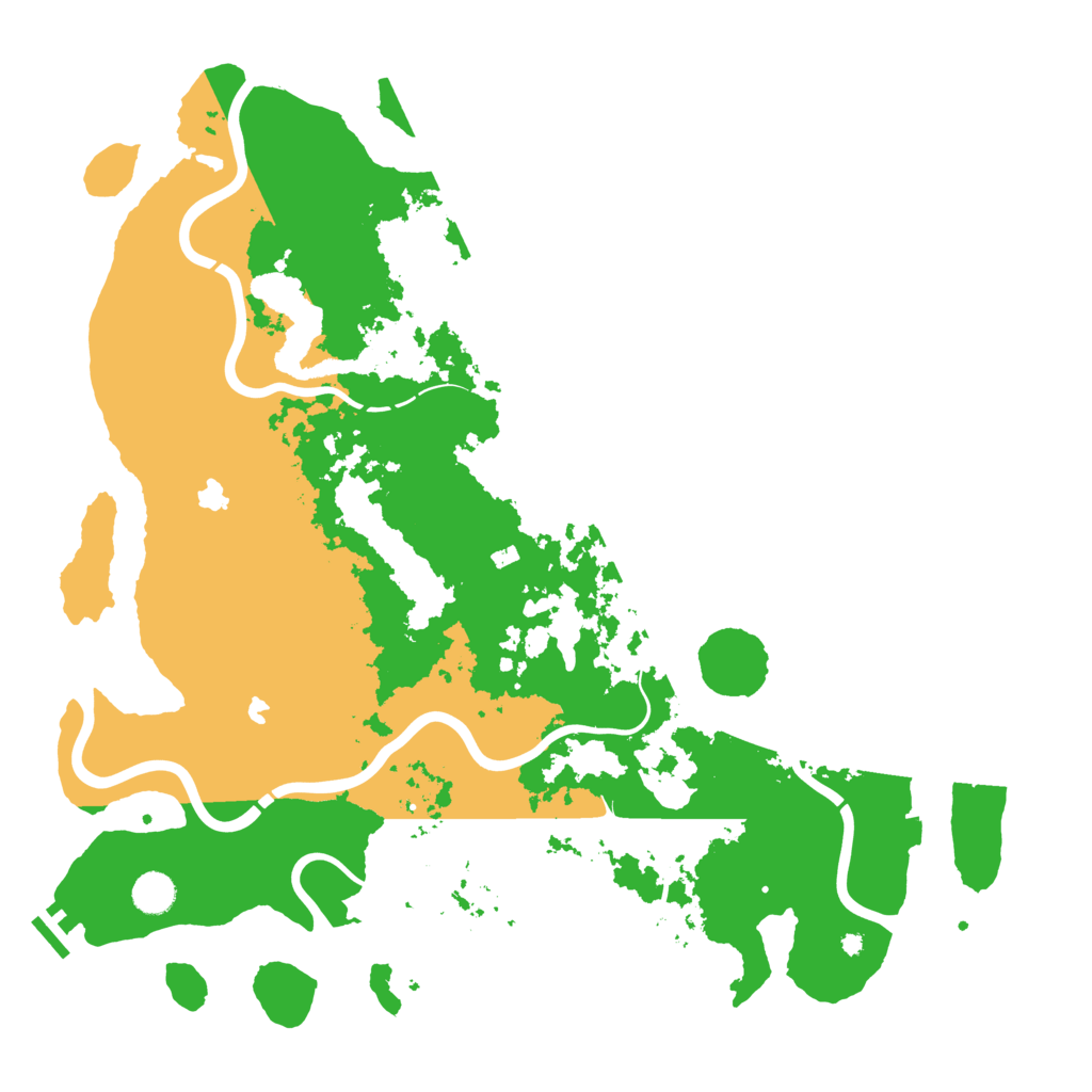 Biome Rust Map: Procedural Map, Size: 4500, Seed: 43131036
