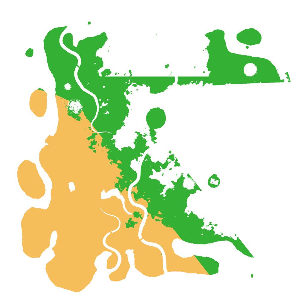 Biome Rust Map: Procedural Map, Size: 4096, Seed: 1141389471