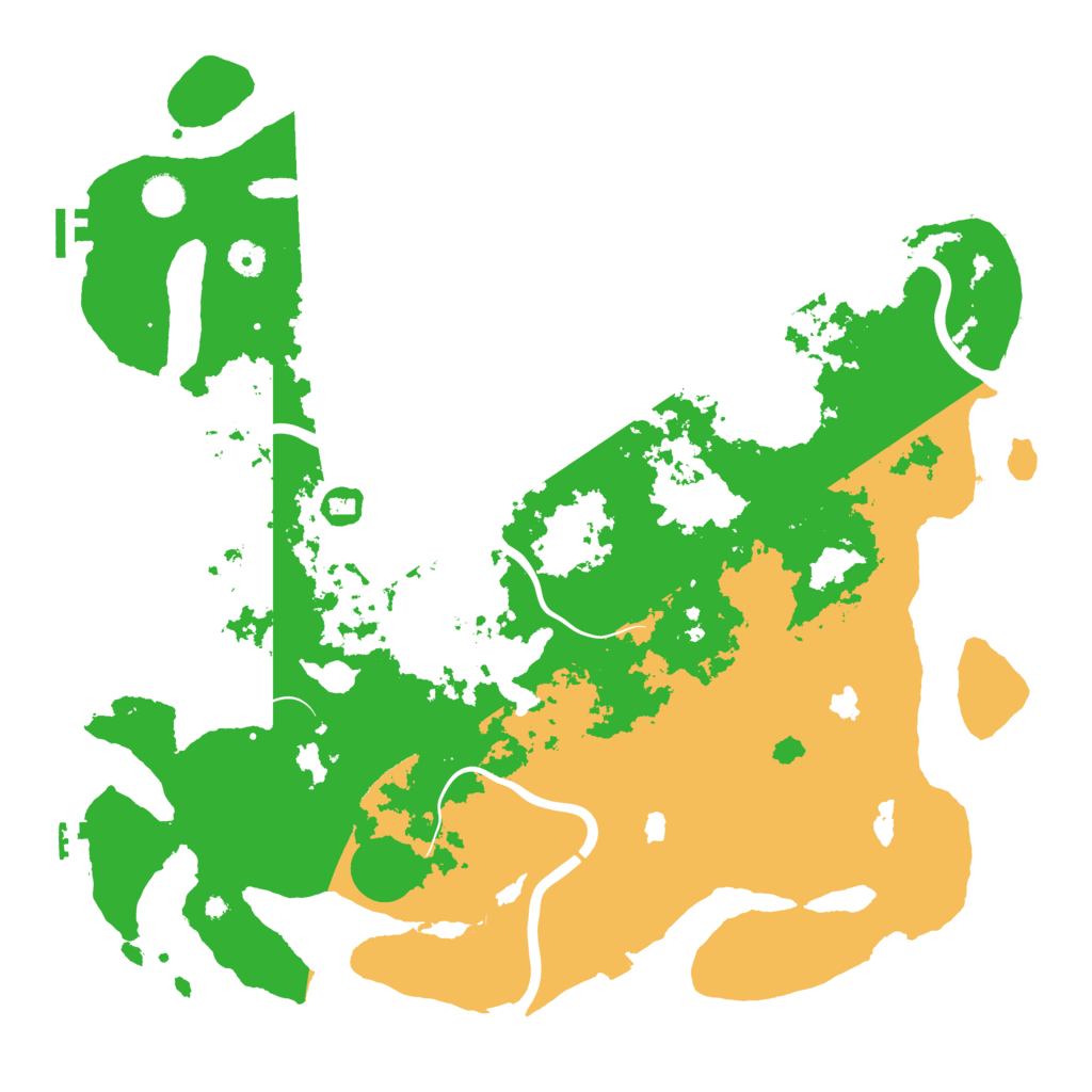Biome Rust Map: Procedural Map, Size: 4500, Seed: 905977662