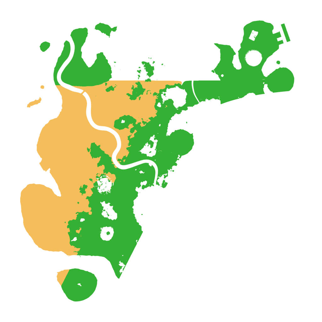 Biome Rust Map: Procedural Map, Size: 3500, Seed: 812945105