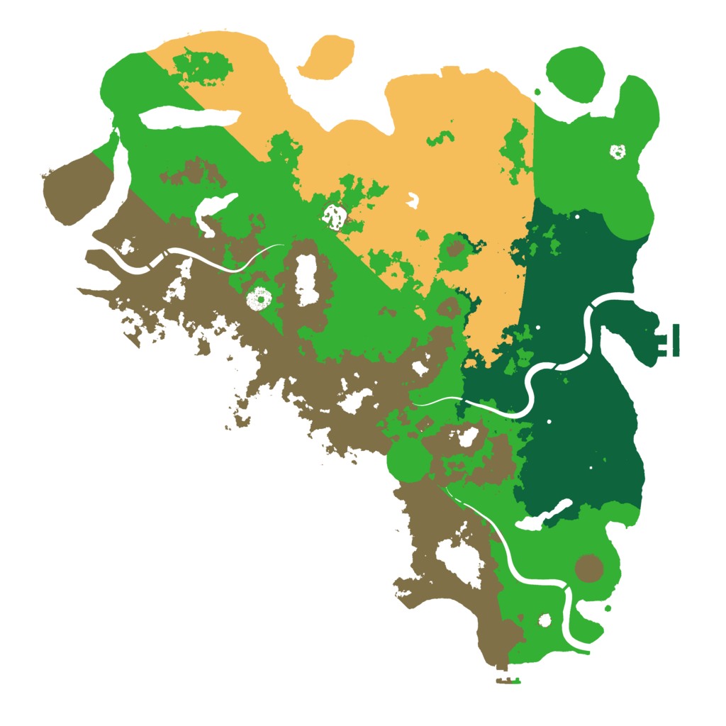Biome Rust Map: Procedural Map, Size: 4500, Seed: 1547552152