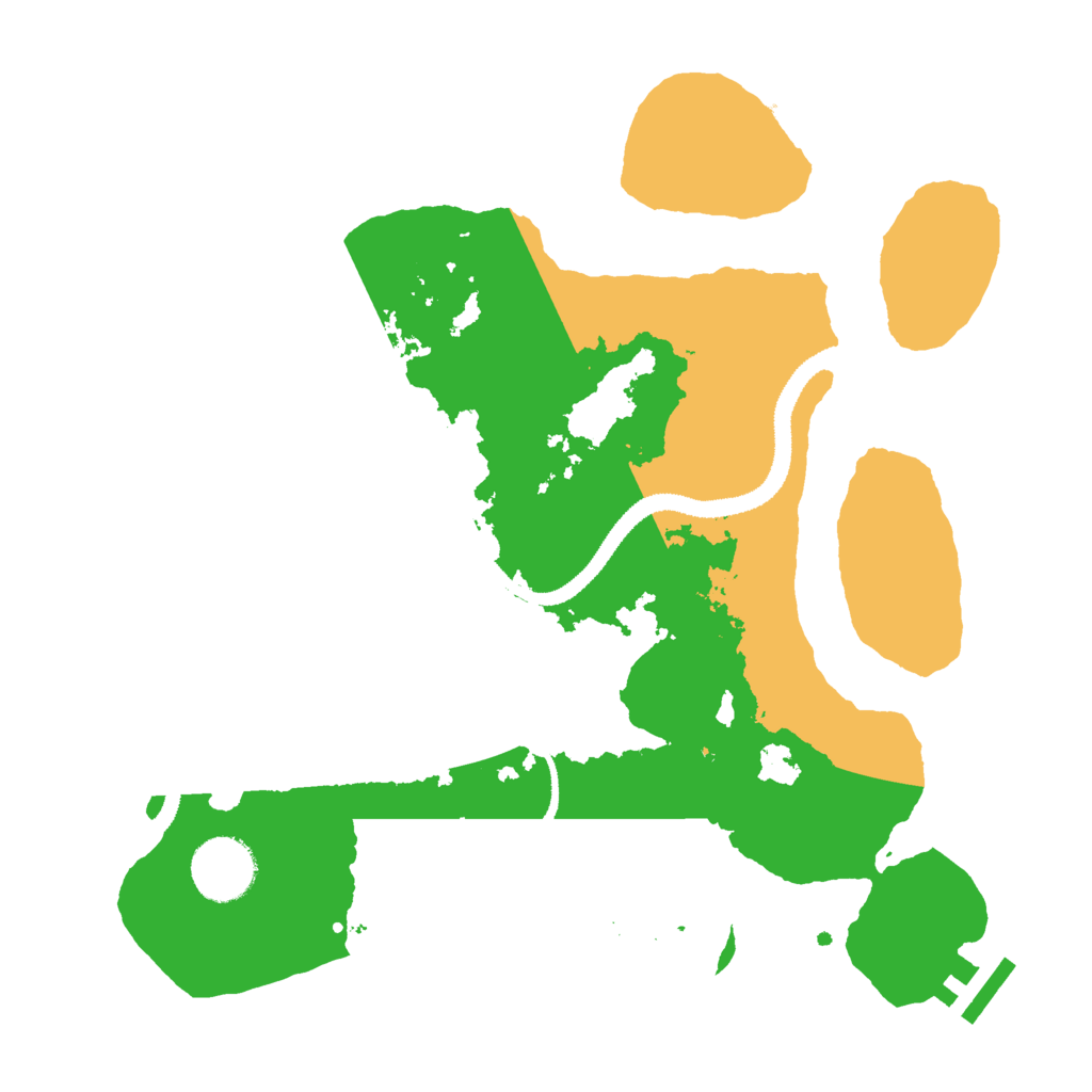 Biome Rust Map: Procedural Map, Size: 3000, Seed: 143093432