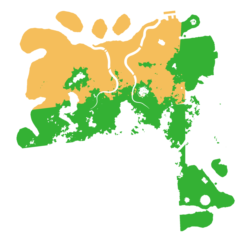 Biome Rust Map: Procedural Map, Size: 4250, Seed: 288395824