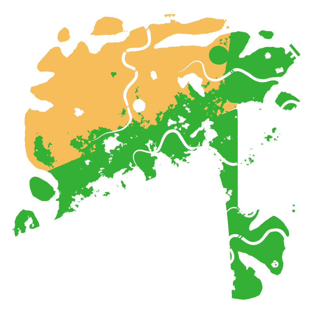 Biome Rust Map: Procedural Map, Size: 4500, Seed: 1971562045