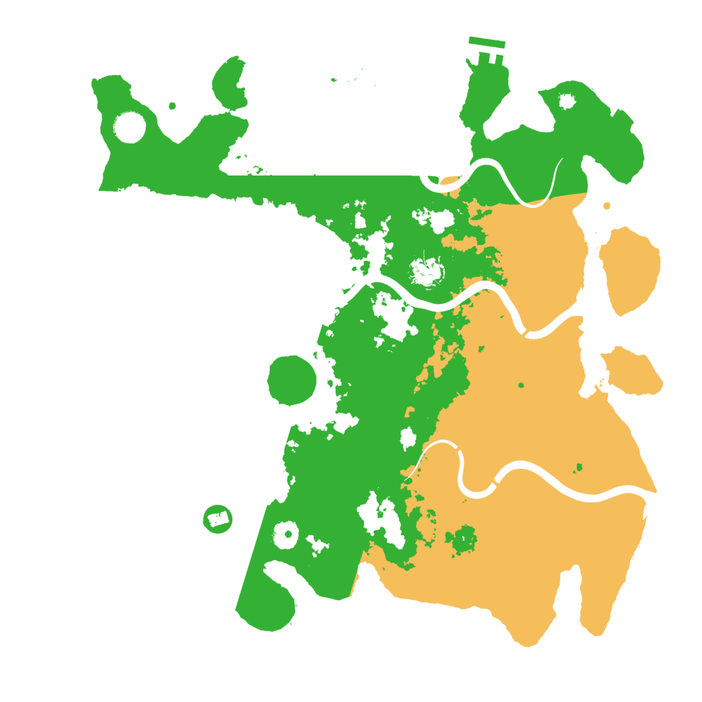 Biome Rust Map: Procedural Map, Size: 3900, Seed: 1249214007
