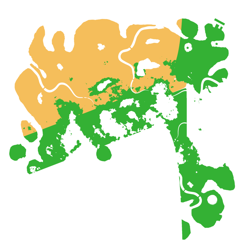 Biome Rust Map: Procedural Map, Size: 4500, Seed: 512106995