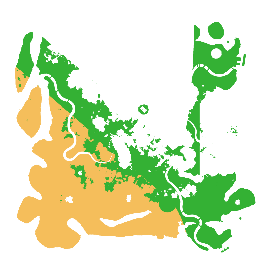 Biome Rust Map: Procedural Map, Size: 4500, Seed: 210236915