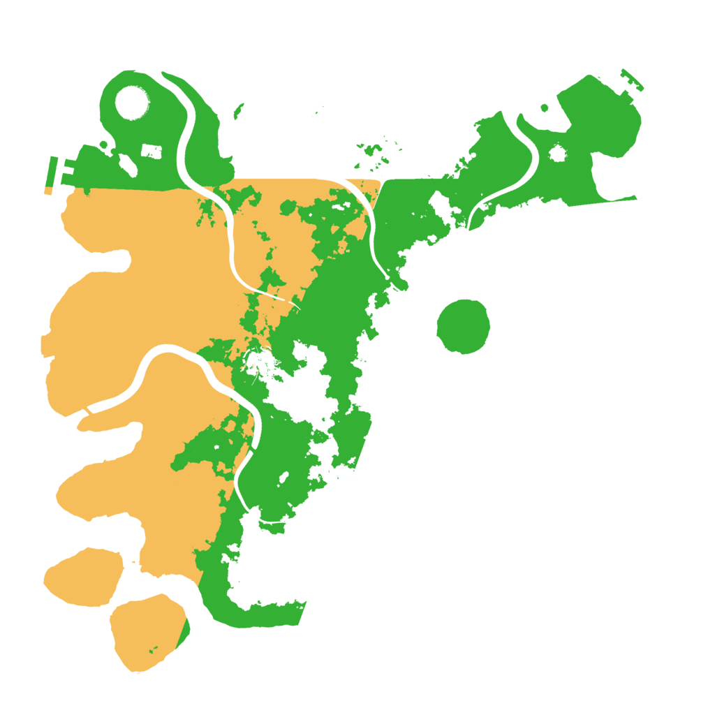 Biome Rust Map: Procedural Map, Size: 3750, Seed: 288969900