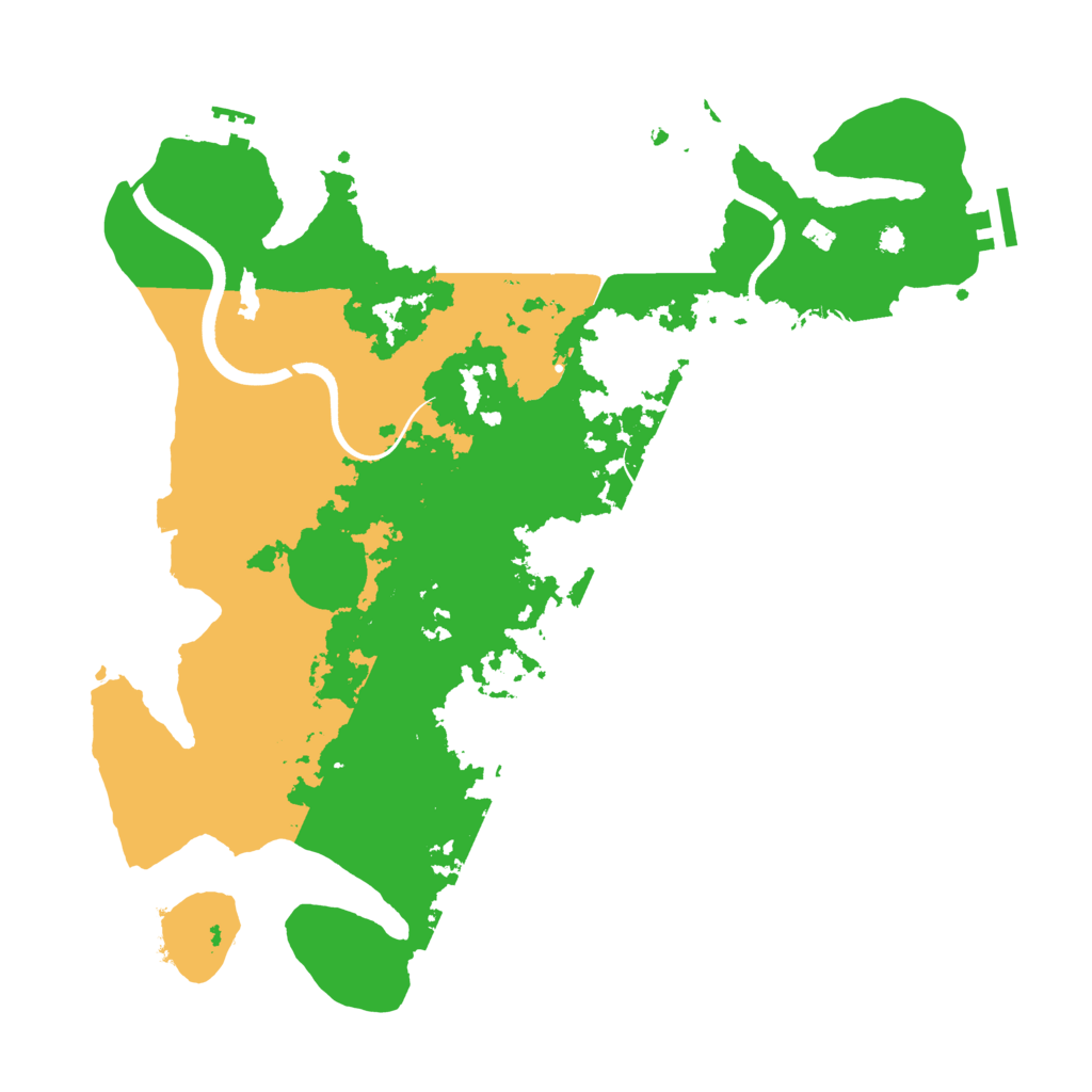 Biome Rust Map: Procedural Map, Size: 3750, Seed: 555083997
