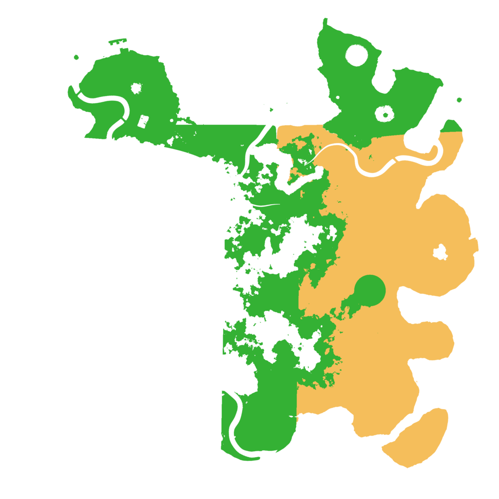 Biome Rust Map: Procedural Map, Size: 4200, Seed: 756289578