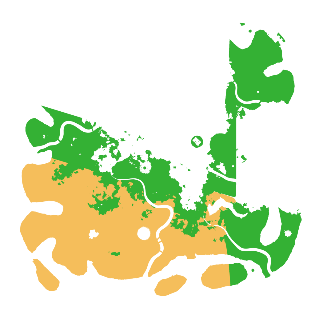 Biome Rust Map: Procedural Map, Size: 4250, Seed: 3453223