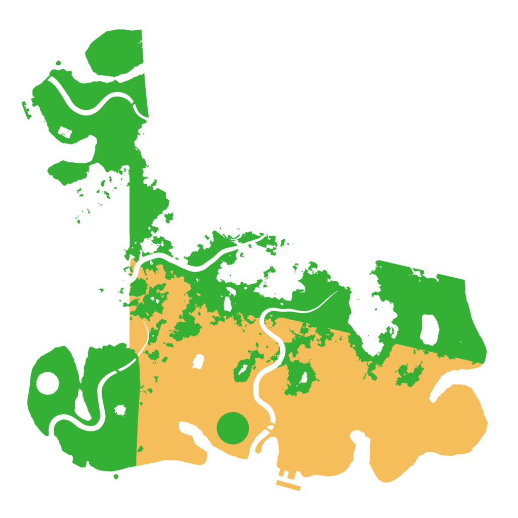 Biome Rust Map: Procedural Map, Size: 4250, Seed: 1264930800
