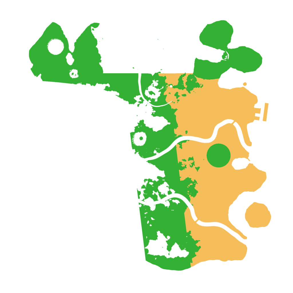 Biome Rust Map: Procedural Map, Size: 3250, Seed: 667