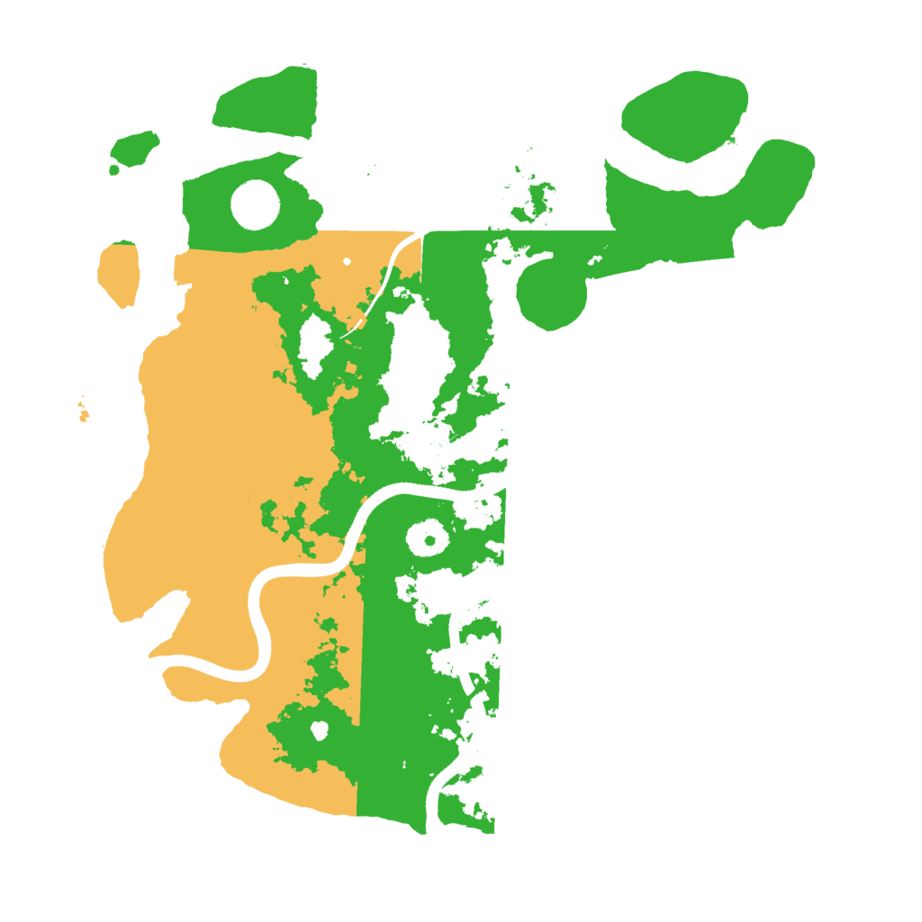 Biome Rust Map: Procedural Map, Size: 3500, Seed: 646750284