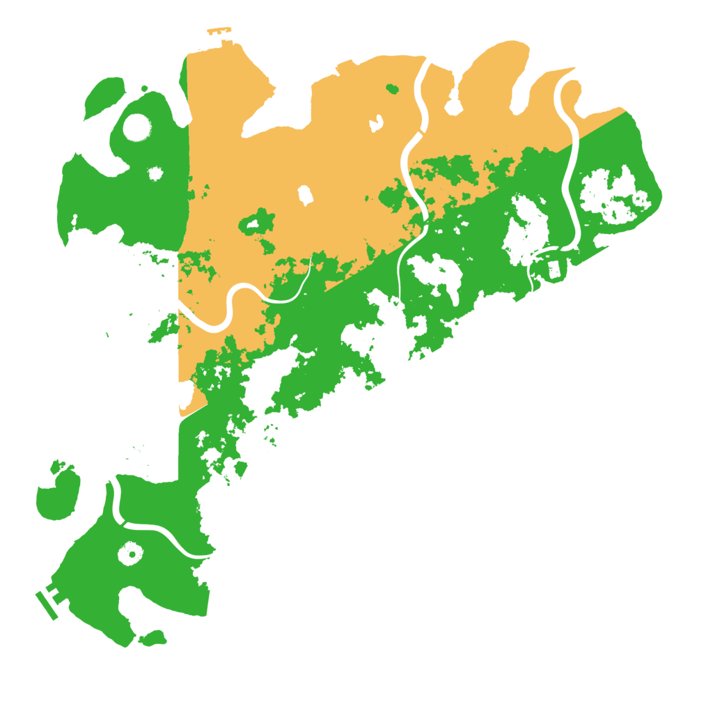 Biome Rust Map: Procedural Map, Size: 4500, Seed: 896715912