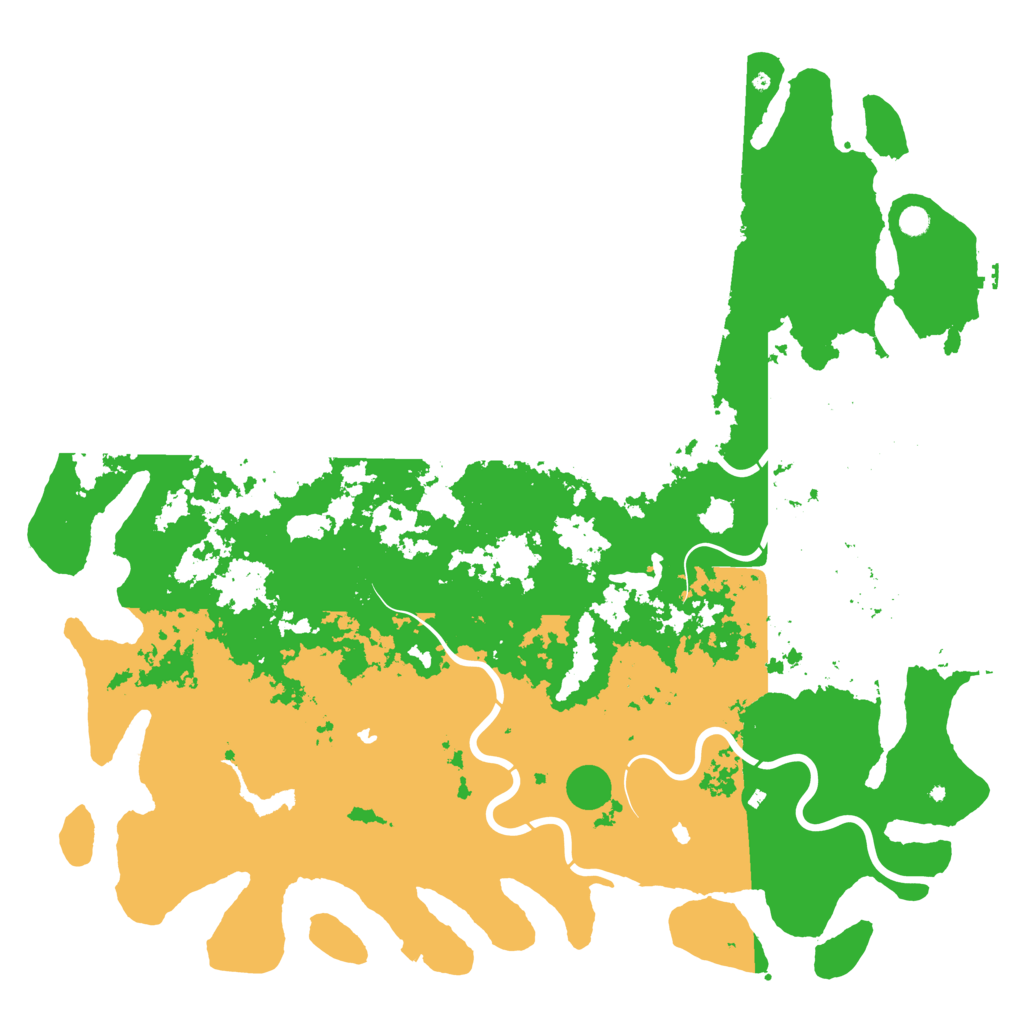 Biome Rust Map: Procedural Map, Size: 6000, Seed: 355683603
