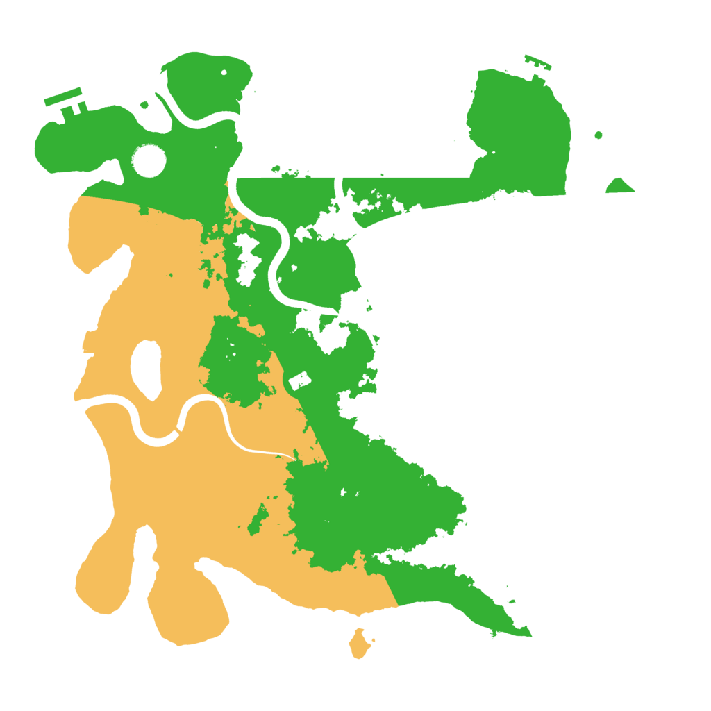 Biome Rust Map: Procedural Map, Size: 3750, Seed: 645286194