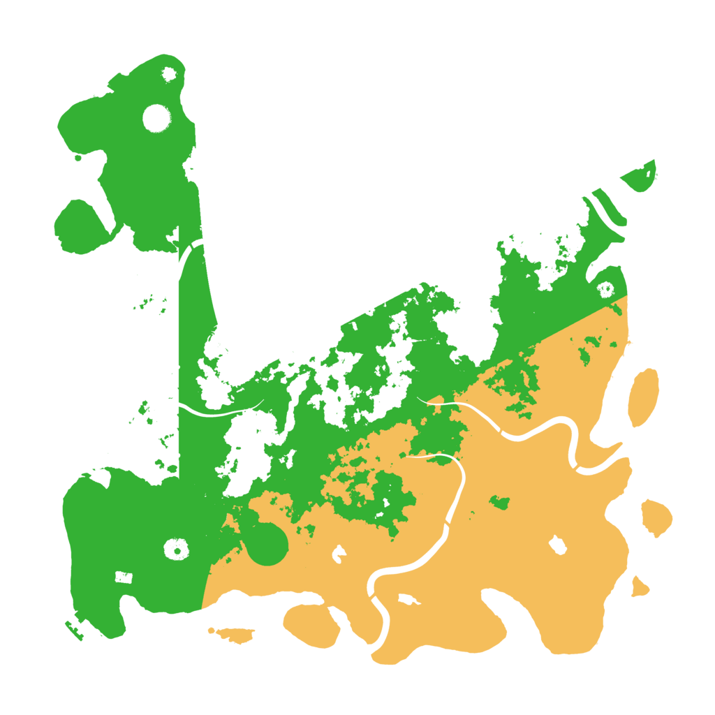 Biome Rust Map: Procedural Map, Size: 4500, Seed: 518455114