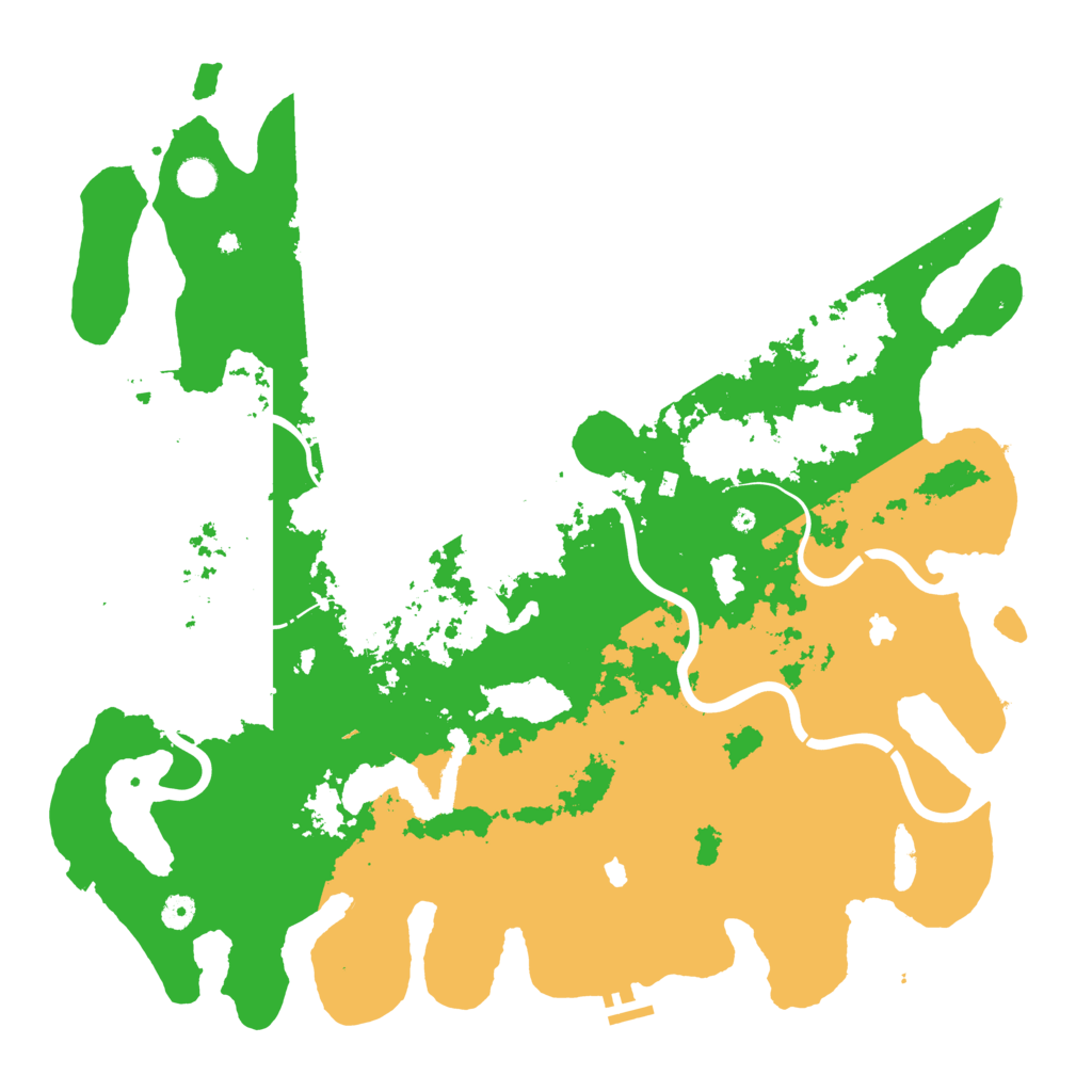 Biome Rust Map: Procedural Map, Size: 4800, Seed: 500000