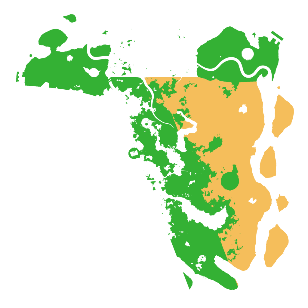 Biome Rust Map: Procedural Map, Size: 4500, Seed: 1679600721