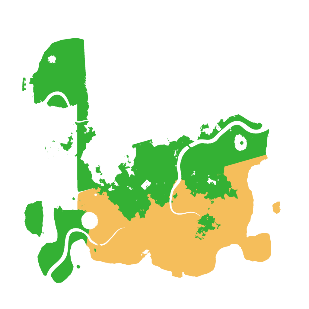 Biome Rust Map: Procedural Map, Size: 3500, Seed: 863199552