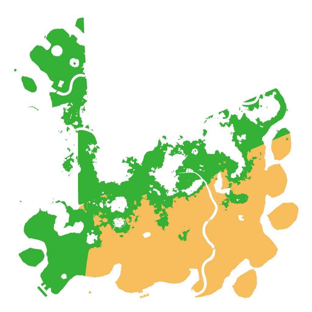 Biome Rust Map: Procedural Map, Size: 5000, Seed: 11902128