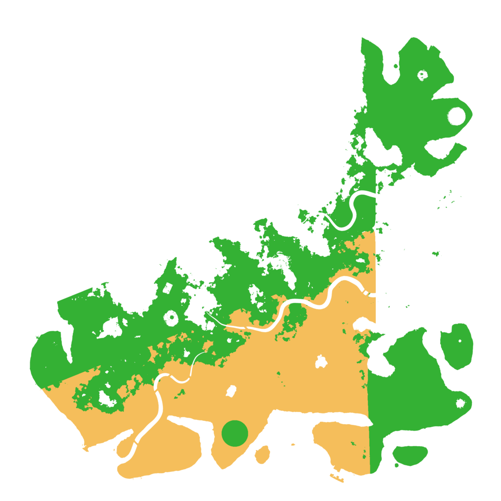 Biome Rust Map: Procedural Map, Size: 5000, Seed: 1946918406