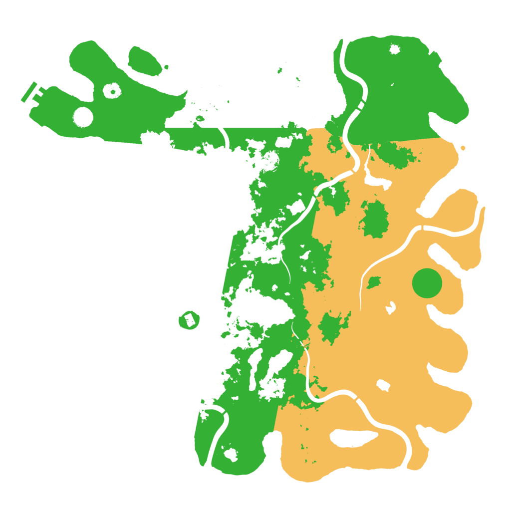 Biome Rust Map: Procedural Map, Size: 4500, Seed: 103024870