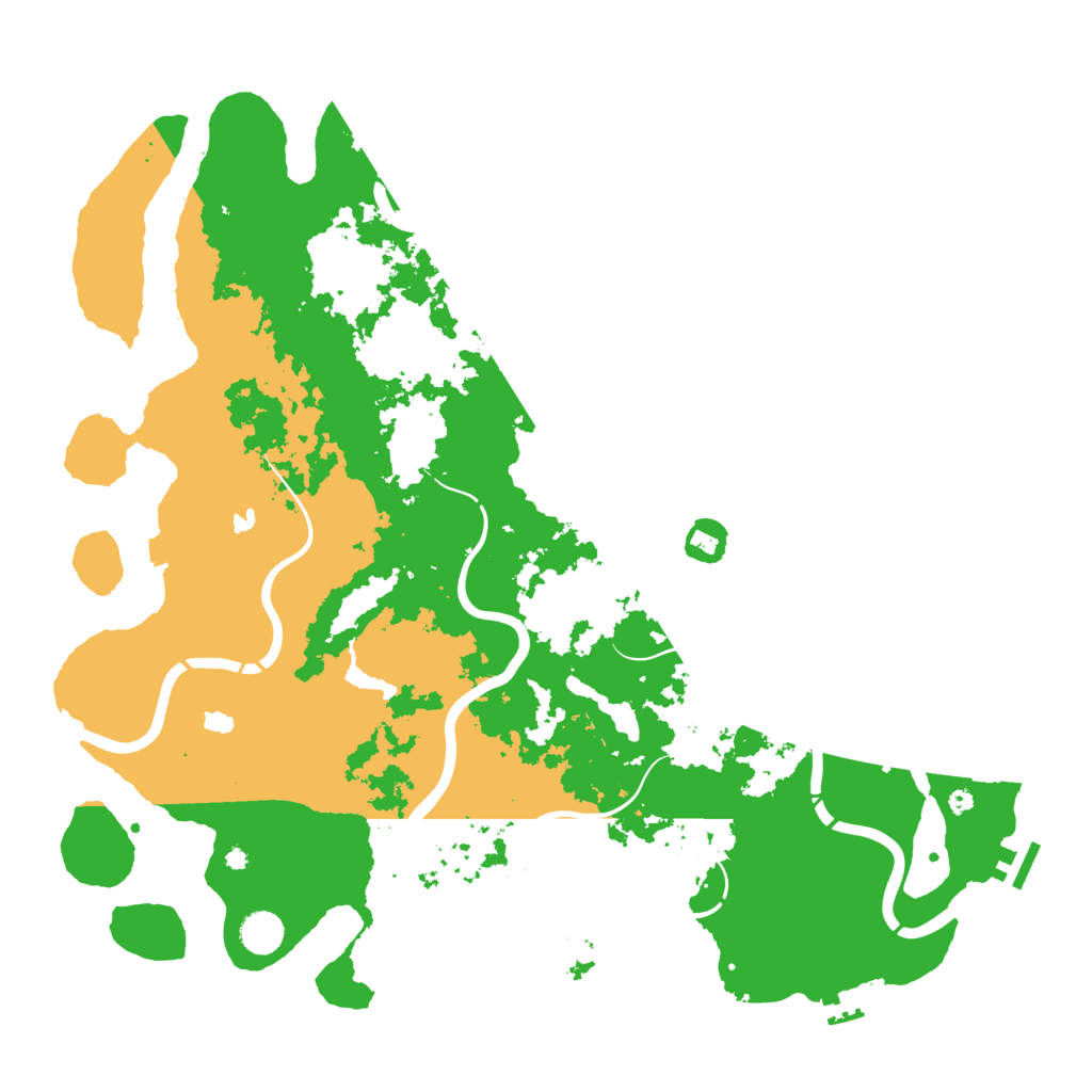 Biome Rust Map: Procedural Map, Size: 4500, Seed: 1539925806