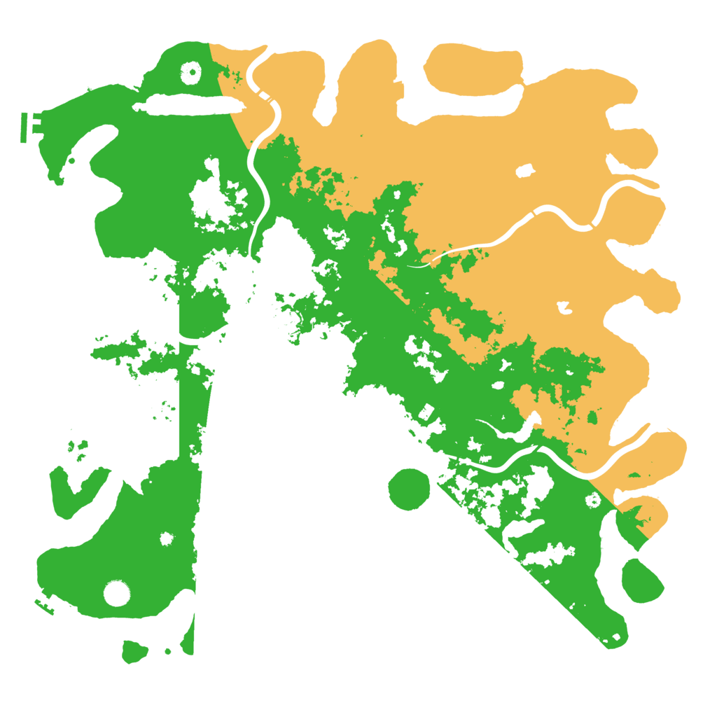 Biome Rust Map: Procedural Map, Size: 4800, Seed: 2131951027