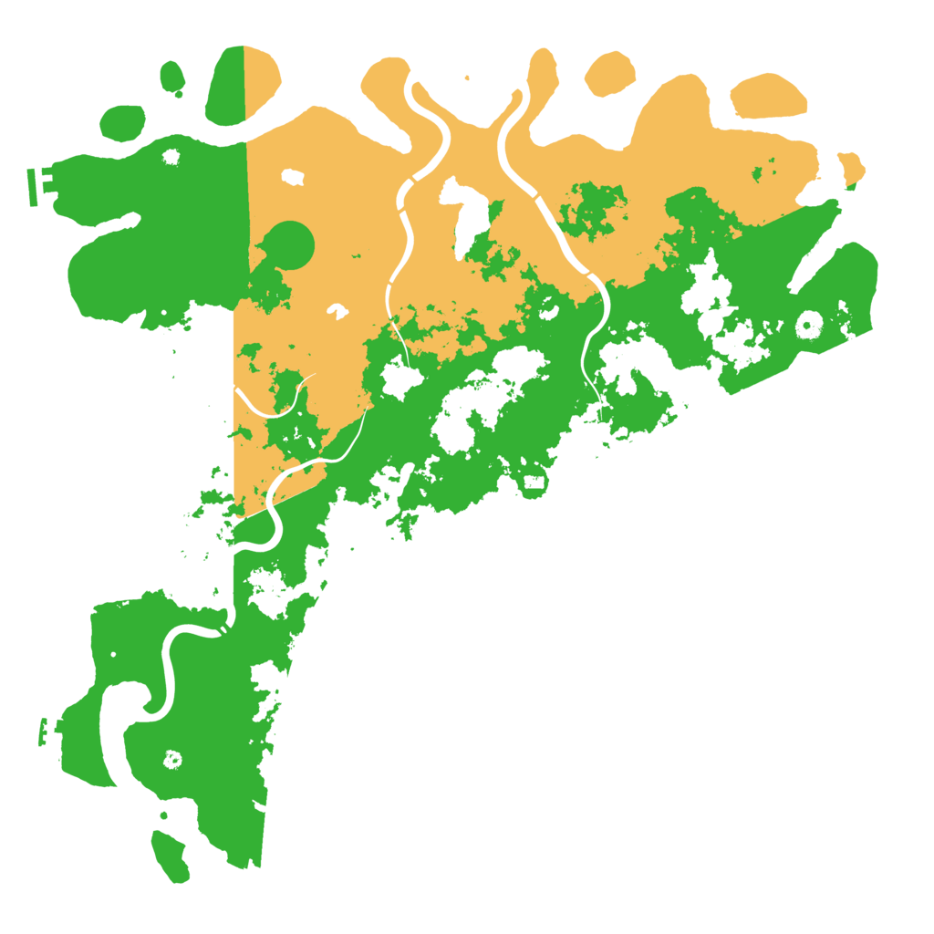 Biome Rust Map: Procedural Map, Size: 5000, Seed: 675003276