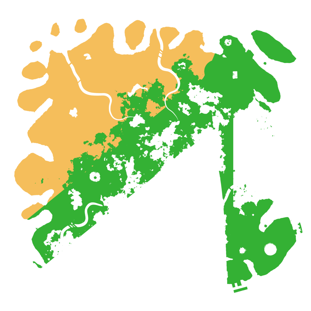 Biome Rust Map: Procedural Map, Size: 4500, Seed: 376408554