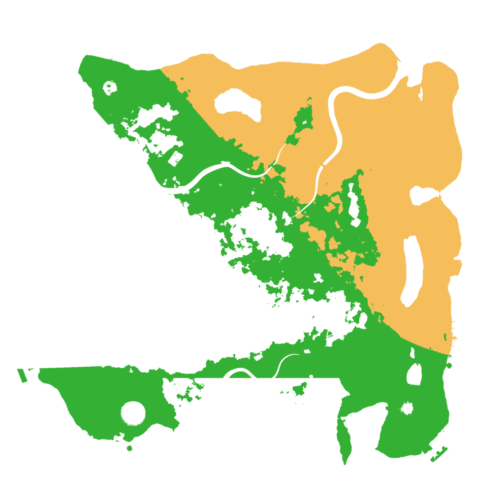 Biome Rust Map: Procedural Map, Size: 3700, Seed: 1969453773