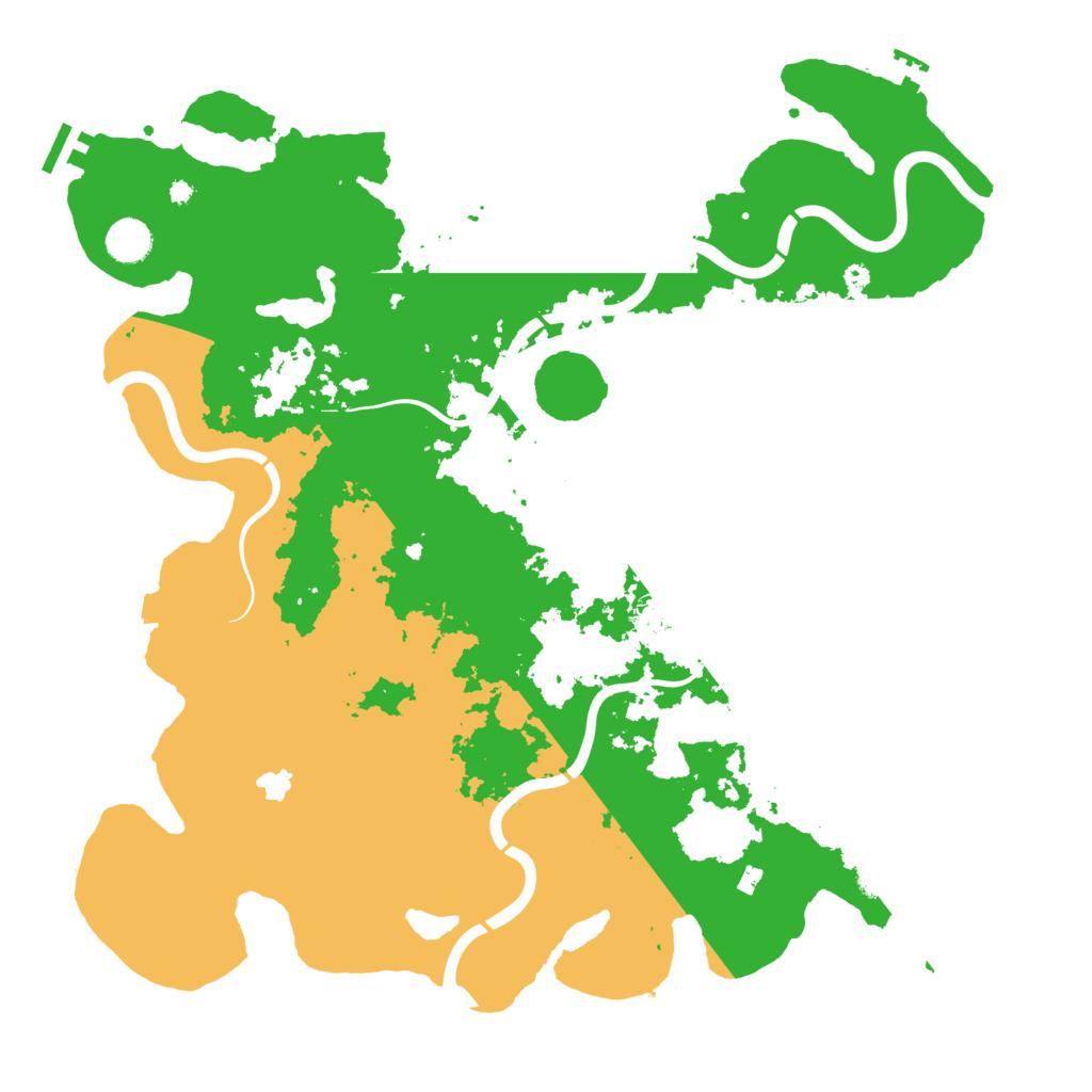 Biome Rust Map: Procedural Map, Size: 4250, Seed: 845927578