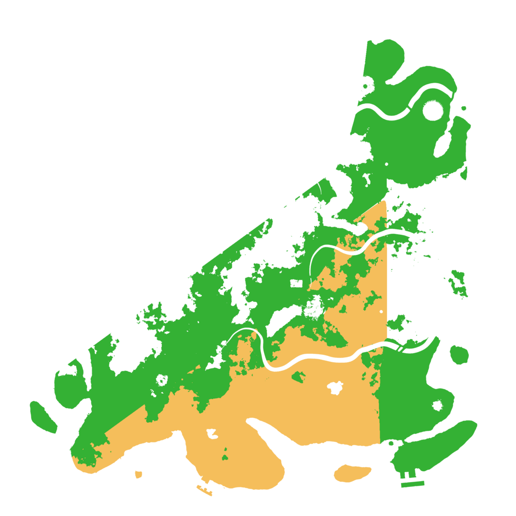 Biome Rust Map: Procedural Map, Size: 4500, Seed: 90625216